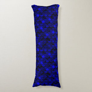 Falln Dark Blue Mermaid Scales Lichaamskussen