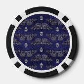 Falln Deathshead Moth and Skulls Pokerchips (Achterkant)
