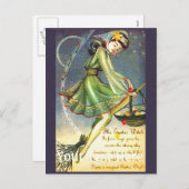 Falln Easter Witch Feestdagenkaart (Voorkant / Achterkant)