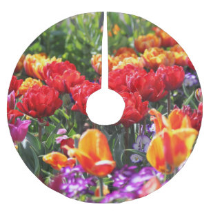 Falln Floral Crimson Waves Kerstboom Rok