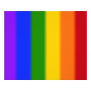 Falln Gay Pride Flag Foto Afdruk