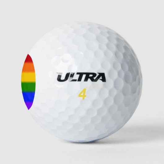 Falln Gay Pride Flag Golfballen (Logo)
