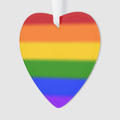 Falln Gay Pride Flag Ornament (voorkant)