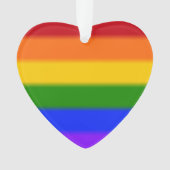 Falln Gay Pride Flag Ornament (voorkant)