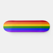 Falln Gay Pride Flag Skateboard (Horizontaal)