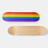 Falln Gay Pride Flag Skateboard (Horizontaal)