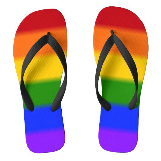 Falln Gay Pride Flag Teenslippers (Voetbed)