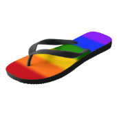 Falln Gay Pride Flag Teenslippers (Schuin)