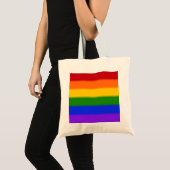 Falln Gay Pride Flag Tote Bag (Voorkant (product))