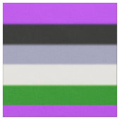 Falln Genderqueer Pride Flag Stof (Close Up)