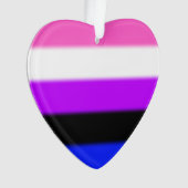 Falln GendervloeiPride Flag Ornament (voorkant)