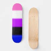 Falln GendervloeiPride Flag Skateboard (Voorkant)
