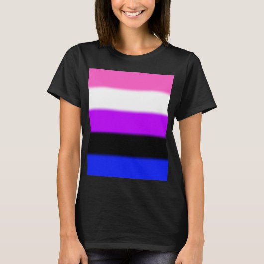 Falln GendervloeiPride Flag T-shirt (Voorkant)