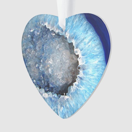 Falln Geode en cristal bleu (devant)