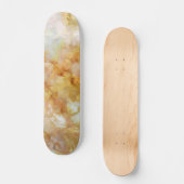 Falln Gold Rippled Marble Skateboard (Voorkant)