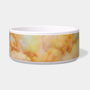 Falln Gold Rippled Marble Voerbakje
