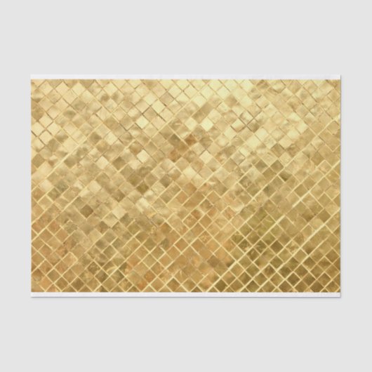 Falln Golden Checkerboard Tissuepapier (Voorkant)
