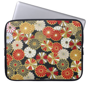 Falln Golden Chrysanthemums Laptop Sleeve