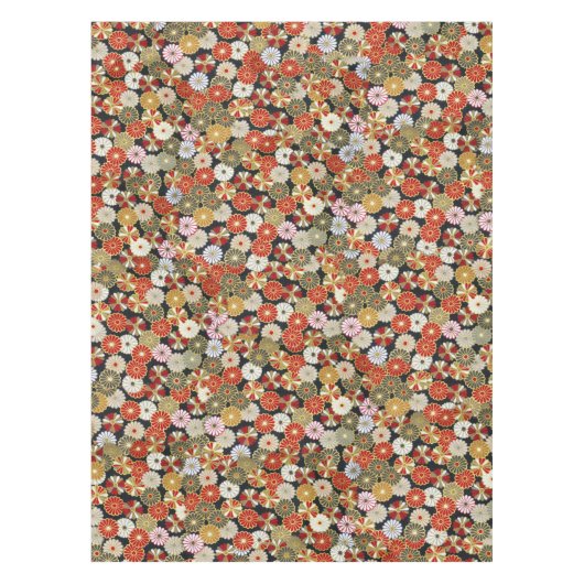 Falln Golden Chrysanthemums Tafelkleed (Voorkant)