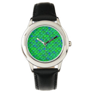 Falln Green Blue Scales Horloge