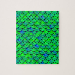 Falln Green Blue Scales Legpuzzel