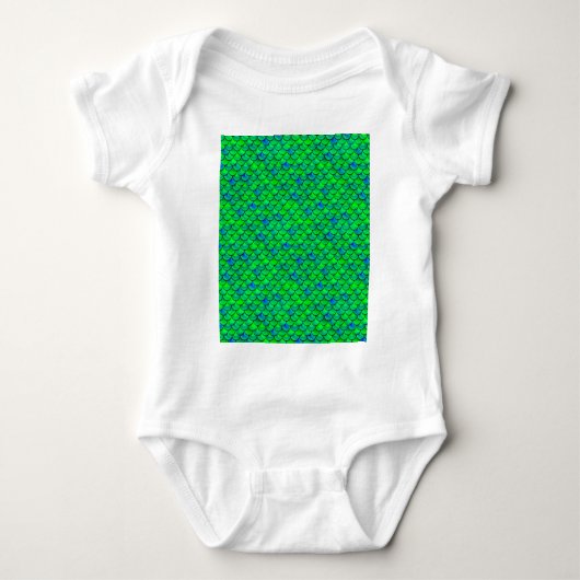Falln Green Blue Scales Romper (Voorkant)