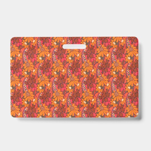 Falln Groovy Flowers Badge (Voorzijde)