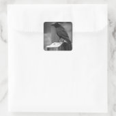 Falln heeft een doether gevonden vierkante sticker (Tas)