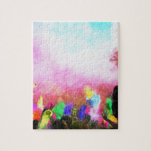 Falln Holi Colors Legpuzzel (Verticaal)