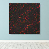 Falln Hot Lava Canvas Afdruk (Insitu (Houten vloer))