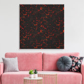 Falln Hot Lava Canvas Afdruk (Insitu (Woonkamer))