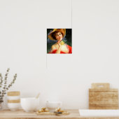 Falln Lady in Red Poster (Keuken)