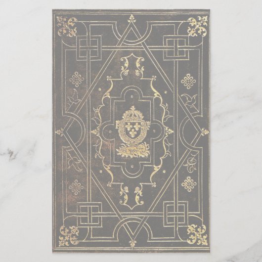 Falln leder en goud briefpapier (Voorkant)