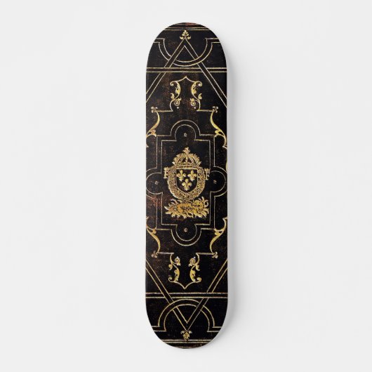 Falln leder en goud skateboard (Voorkant)