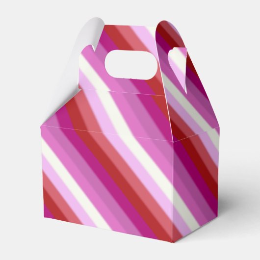 Falln Lesbian Pride Flag Bedankdoosjes (Voorkant Zijde)