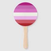 Falln Lesbian Pride Flag Handwaaier (Achterkant)