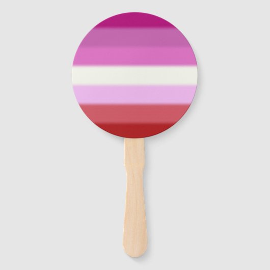 Falln Lesbian Pride Flag Handwaaier (Voorkant)