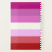 Falln Lesbian Pride Flag Planner (Achterkant)