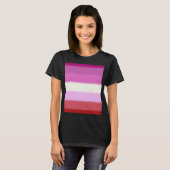 Falln Lesbian Pride Flag T-shirt (Voorkant volledig)