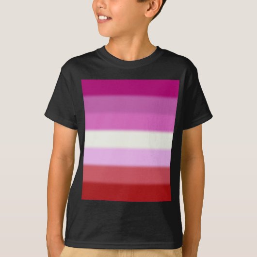 Falln Lesbian Pride Flag T-shirt (Voorkant)