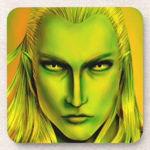 Falln Male Forest Elf Drankjes Onderzetter