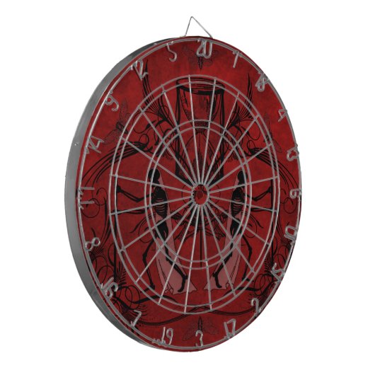 Falln Memento Mori Dartbord (Voorkant Links)