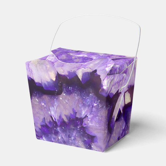 Falln Paarse Agate Geode Bedankdoosjes (Voorkant Zijde)