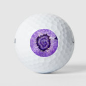 Falln Paarse Agate Geode Golfballen (Voorkant)
