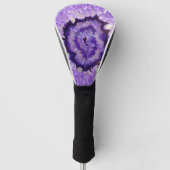 Falln Paarse Agate Geode Golfheadcover (Voorkant)