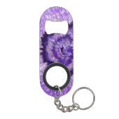 Falln Paarse Agate Geode Sleutelhanger Flessenopener (Achterkant)