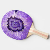 Falln Paarse Agate Geode Tafeltennisbatje (Zijkant)