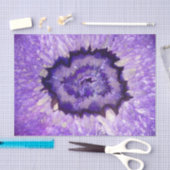 Falln Paarse Agate Geode Tissuepapier (Craft)