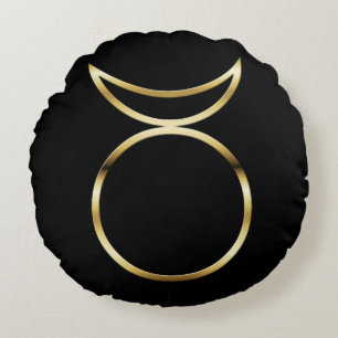 Falln Pagan Horned God Symbol Rond Kussen