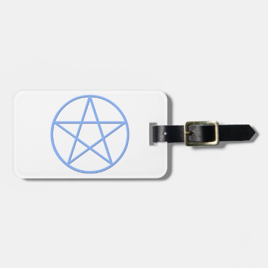Falln Pagan Pentacle Bagagelabel (Voorkant horizontaal)
